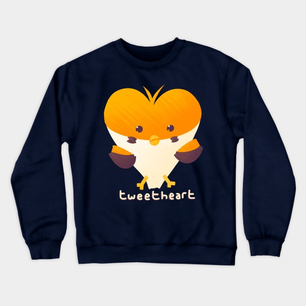 Tweetheart Crewneck Sweatshirt by krissasaur